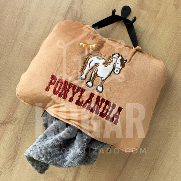 Cobija viajera maleta